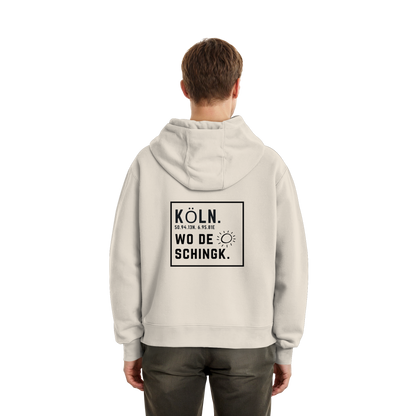 Wo de Sonn schingk - Köln Druck Rücken  - Fluffy Boxcut Zipper