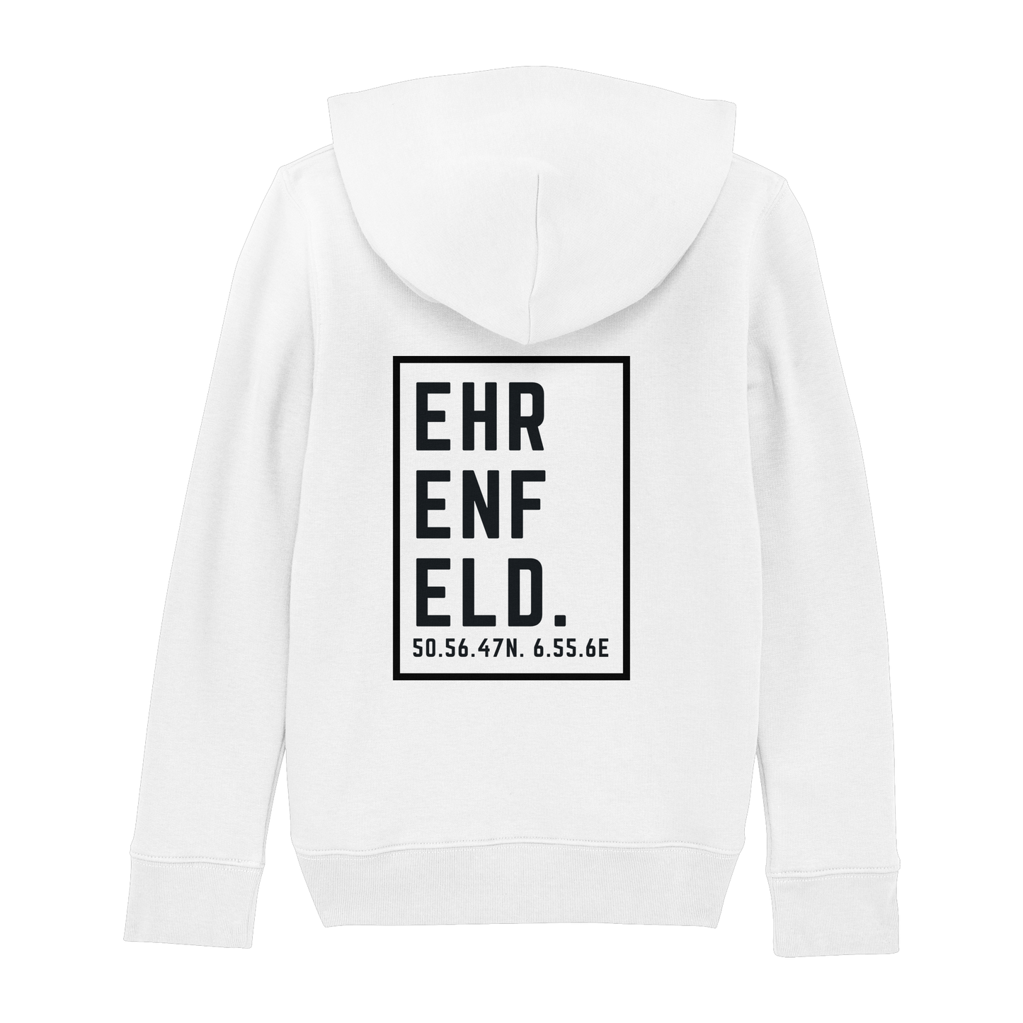 Ehrenfeld Koordinaten (großer Druck auf dem Rücken) - Kids Basic Hoodie