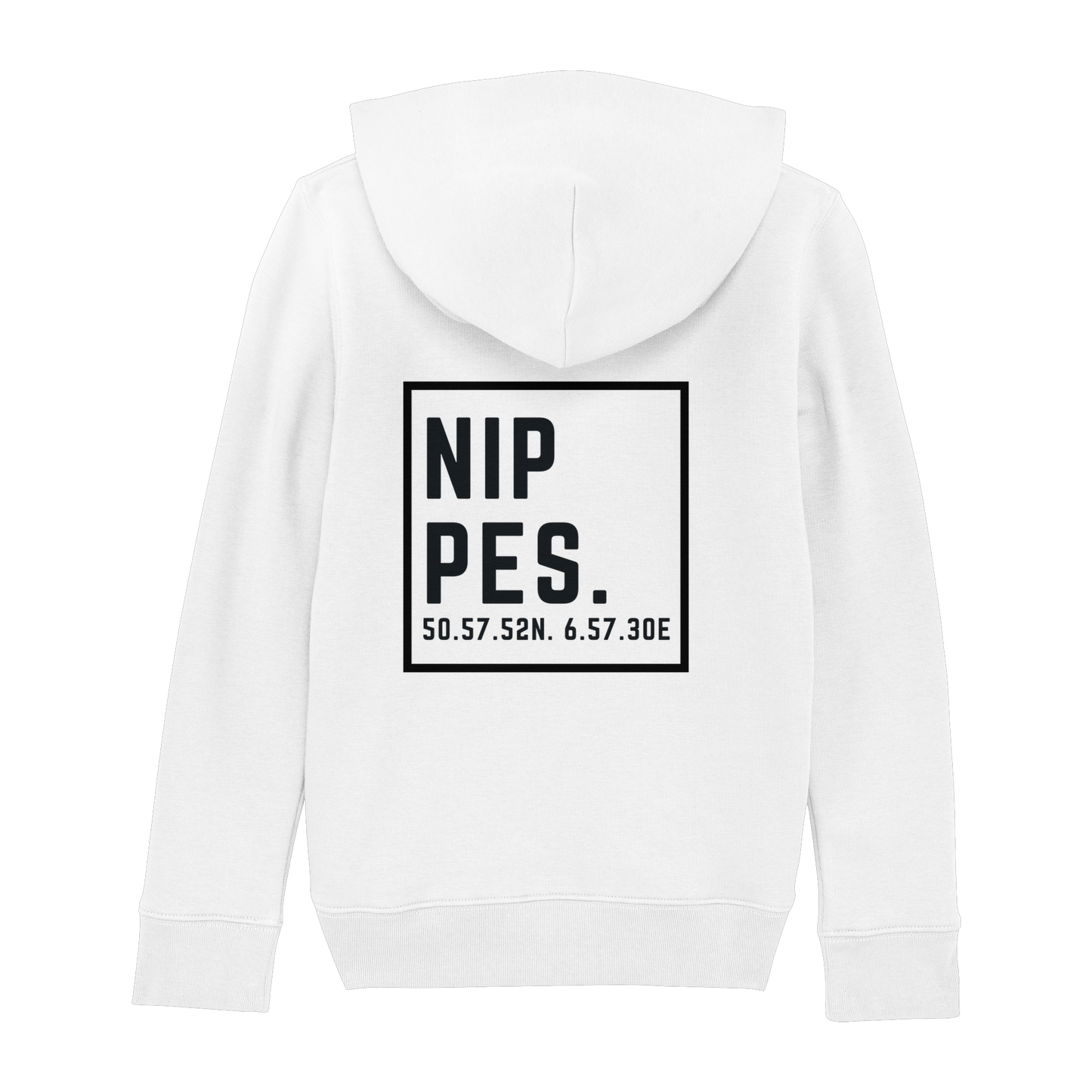 Nippes Koordinaten (großer Druck auf dem Rücken) - Kids Basic Hoodie