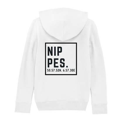 Nippes Koordinaten (großer Druck auf dem Rücken) - Kids Basic Hoodie