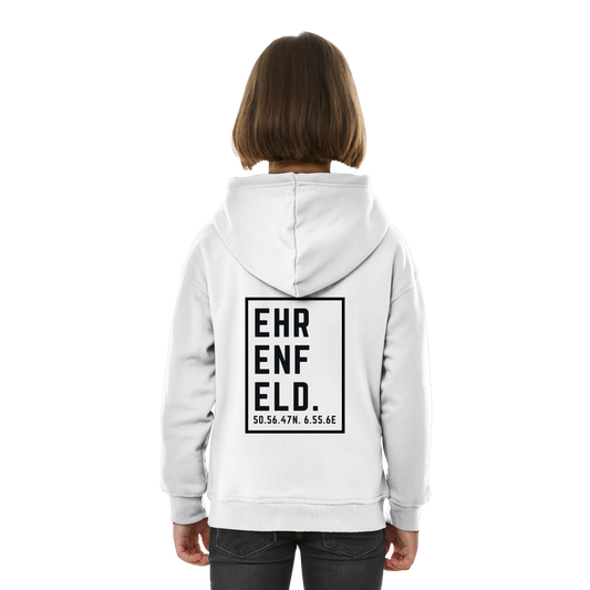 Ehrenfeld Koordinaten (großer Druck auf dem Rücken) - Kids Basic Hoodie