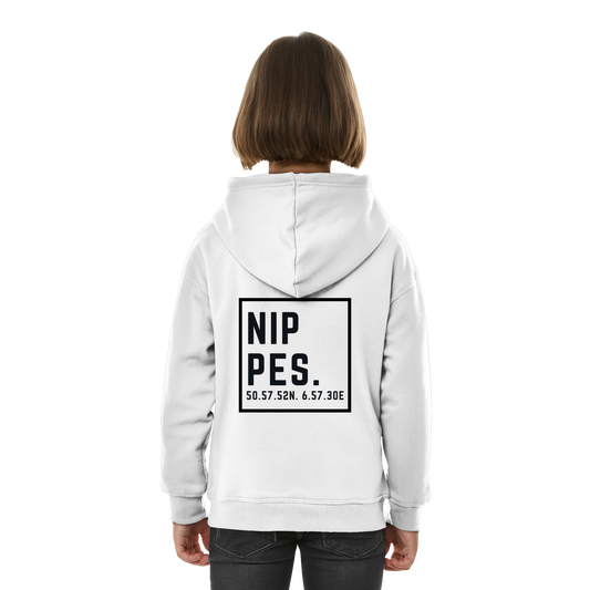 Nippes Koordinaten (großer Druck auf dem Rücken) - Kids Basic Hoodie