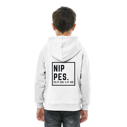 Nippes Koordinaten (großer Druck auf dem Rücken) - Kids Basic Hoodie