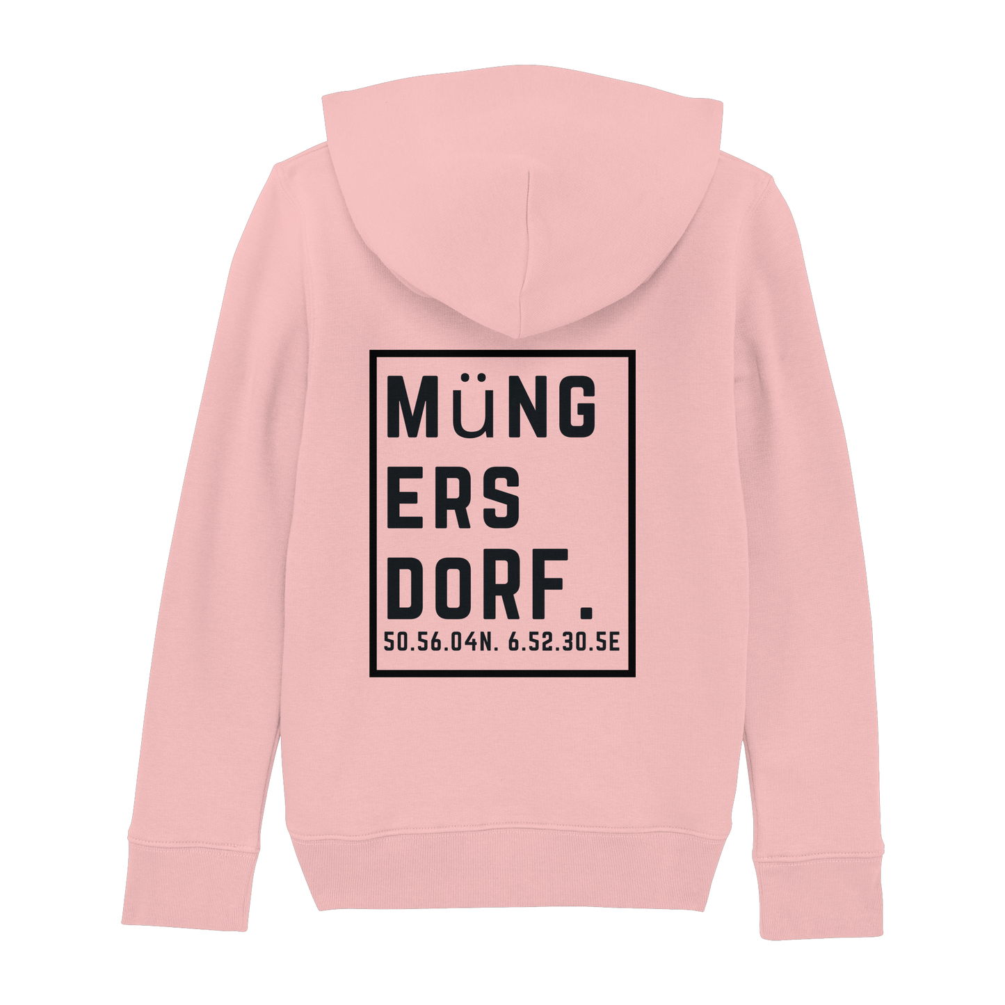 Müngersdorf Koordinaten (großer Druck auf dem Rücken) - Kids Basic Hoodie
