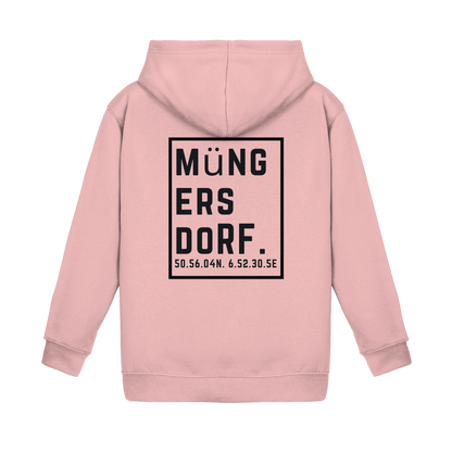 Müngersdorf Koordinaten (großer Druck auf dem Rücken) - Kids Basic Hoodie