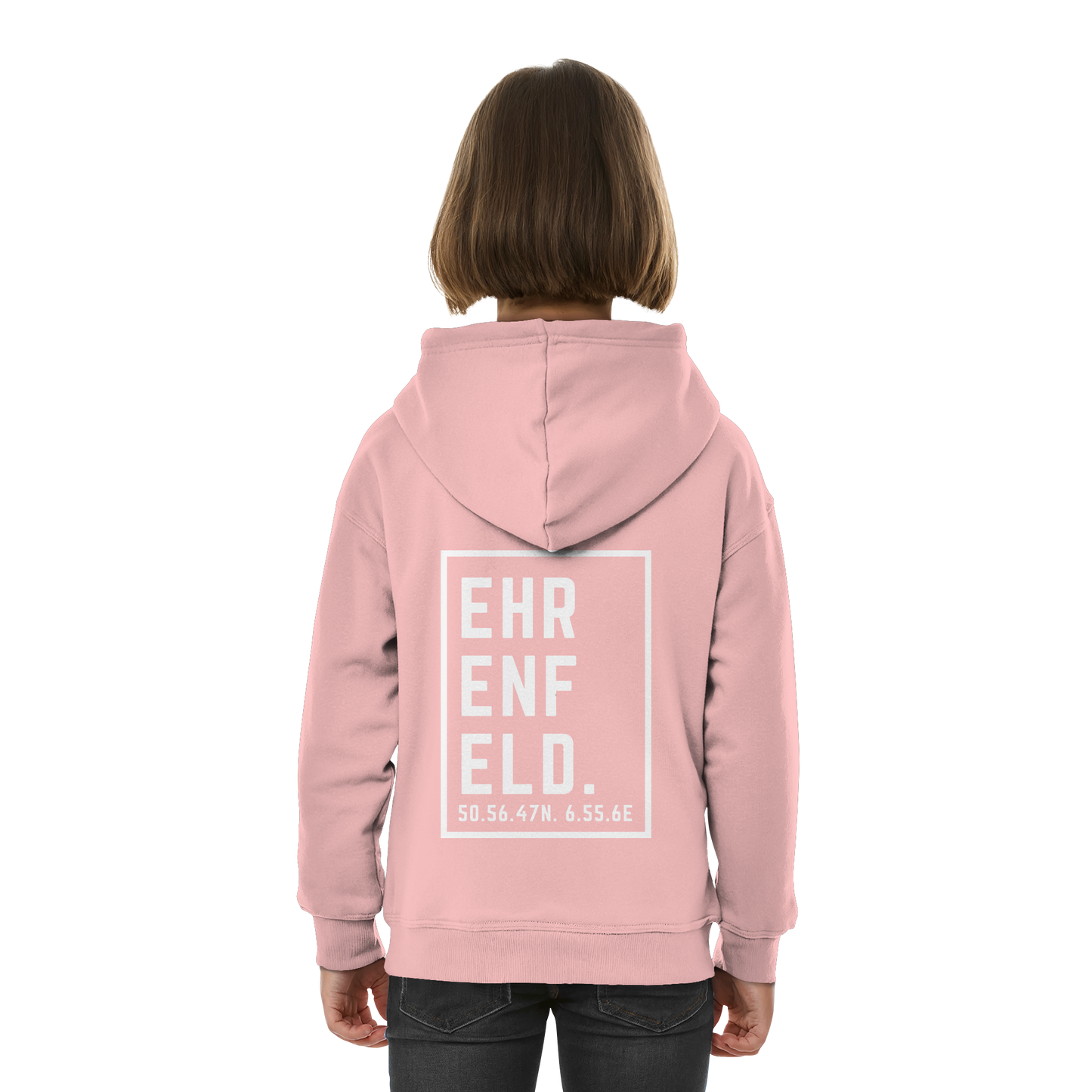 Ehrenfeld Koordinaten (großer Druck auf dem Rücken) - Kids Basic Hoodie