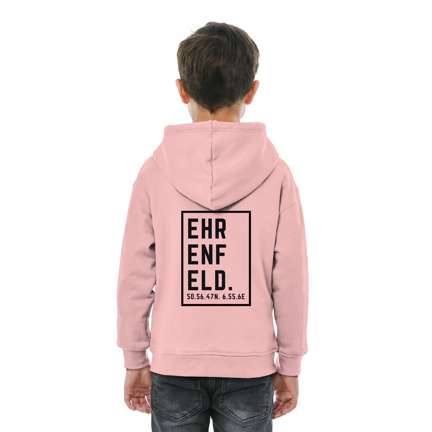 Ehrenfeld Koordinaten (großer Druck auf dem Rücken) - Kids Basic Hoodie