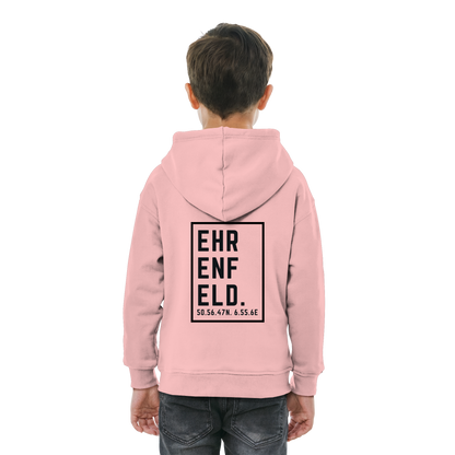 Ehrenfeld Koordinaten (großer Druck auf dem Rücken) - Kids Basic Hoodie