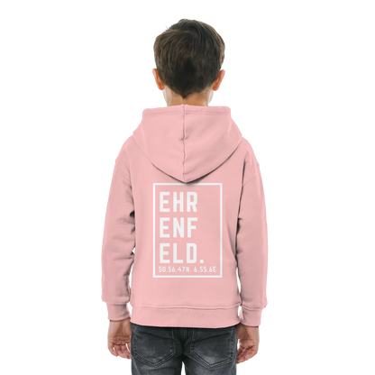 Ehrenfeld Koordinaten (großer Druck auf dem Rücken) - Kids Basic Hoodie