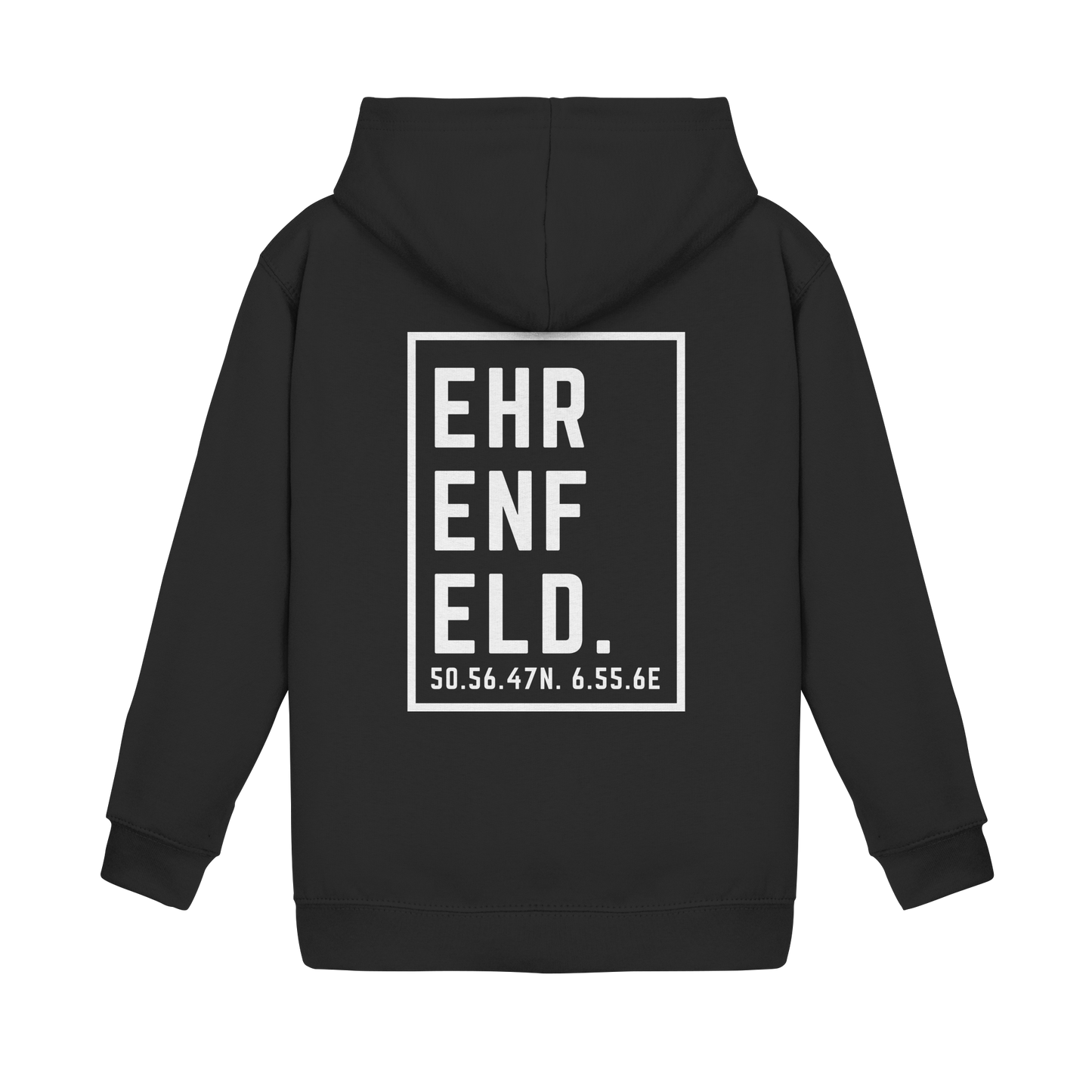 Ehrenfeld Koordinaten (großer Druck auf dem Rücken) - Kids Basic Hoodie