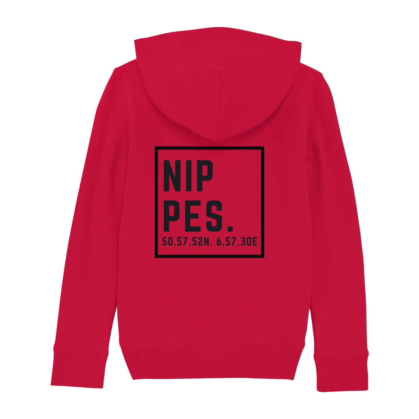 Nippes Koordinaten (großer Druck auf dem Rücken) - Kids Basic Hoodie