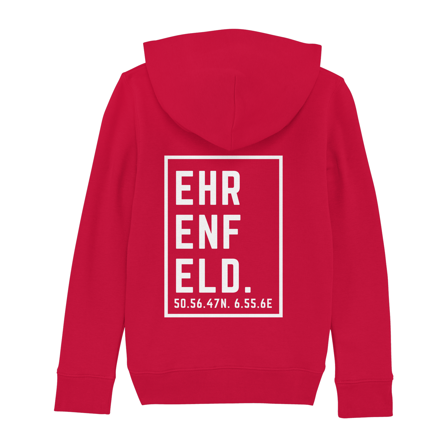 Ehrenfeld Koordinaten (großer Druck auf dem Rücken) - Kids Basic Hoodie