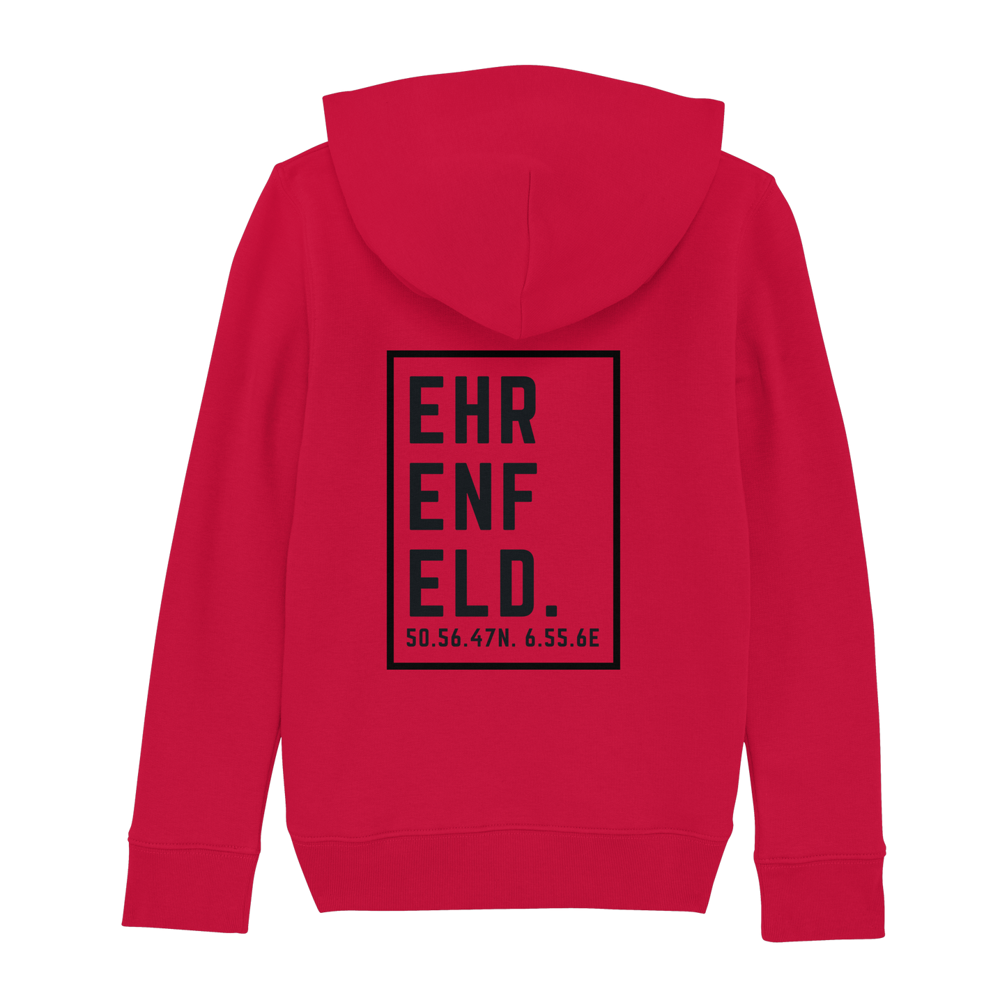 Ehrenfeld Koordinaten (großer Druck auf dem Rücken) - Kids Basic Hoodie