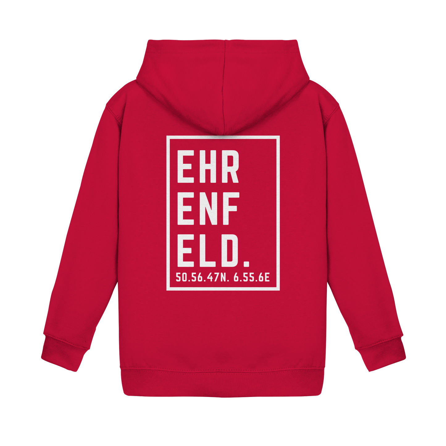 Ehrenfeld Koordinaten (großer Druck auf dem Rücken) - Kids Basic Hoodie