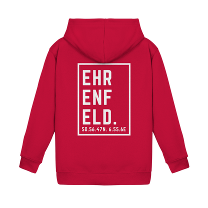 Ehrenfeld Koordinaten (großer Druck auf dem Rücken) - Kids Basic Hoodie