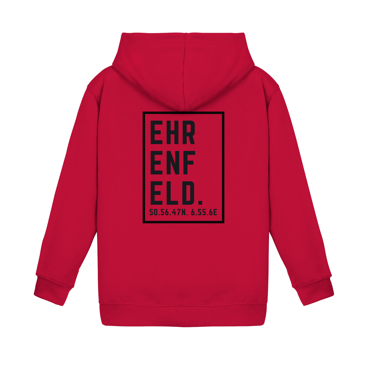 Ehrenfeld Koordinaten (großer Druck auf dem Rücken) - Kids Basic Hoodie