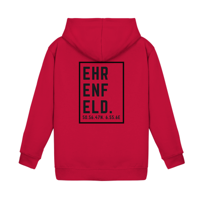 Ehrenfeld Koordinaten (großer Druck auf dem Rücken) - Kids Basic Hoodie