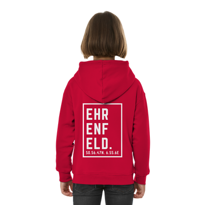 Ehrenfeld Koordinaten (großer Druck auf dem Rücken) - Kids Basic Hoodie