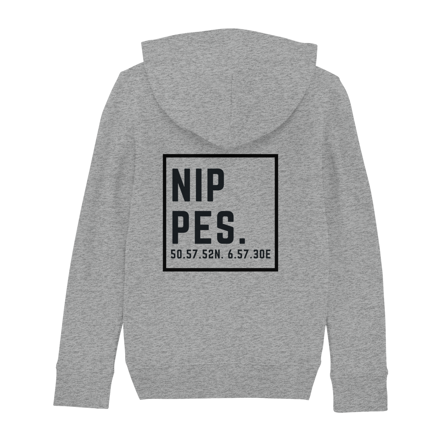 Nippes Koordinaten (großer Druck auf dem Rücken) - Kids Basic Hoodie