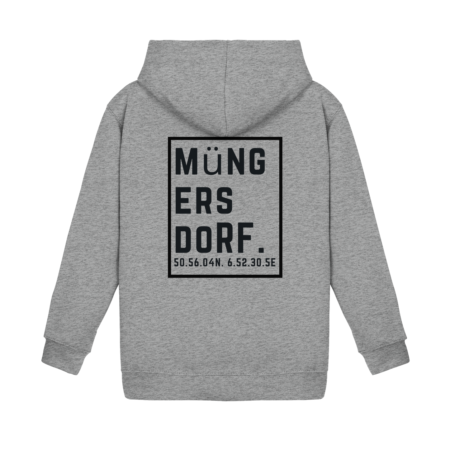 Müngersdorf Koordinaten (großer Druck auf dem Rücken) - Kids Basic Hoodie