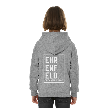 Ehrenfeld Koordinaten (großer Druck auf dem Rücken) - Kids Basic Hoodie