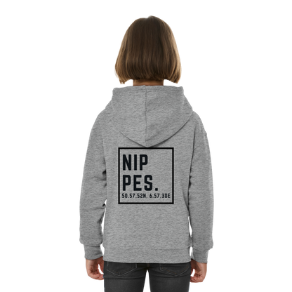 Nippes Koordinaten (großer Druck auf dem Rücken) - Kids Basic Hoodie
