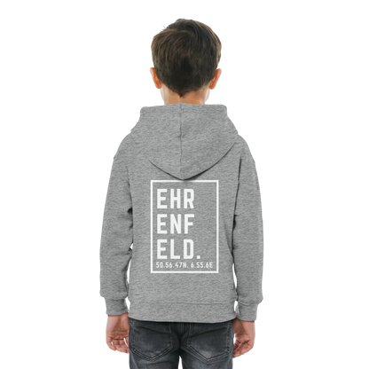 Ehrenfeld Koordinaten (großer Druck auf dem Rücken) - Kids Basic Hoodie