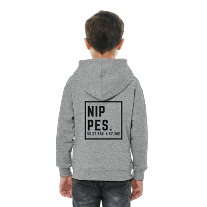 Nippes Koordinaten (großer Druck auf dem Rücken) - Kids Basic Hoodie