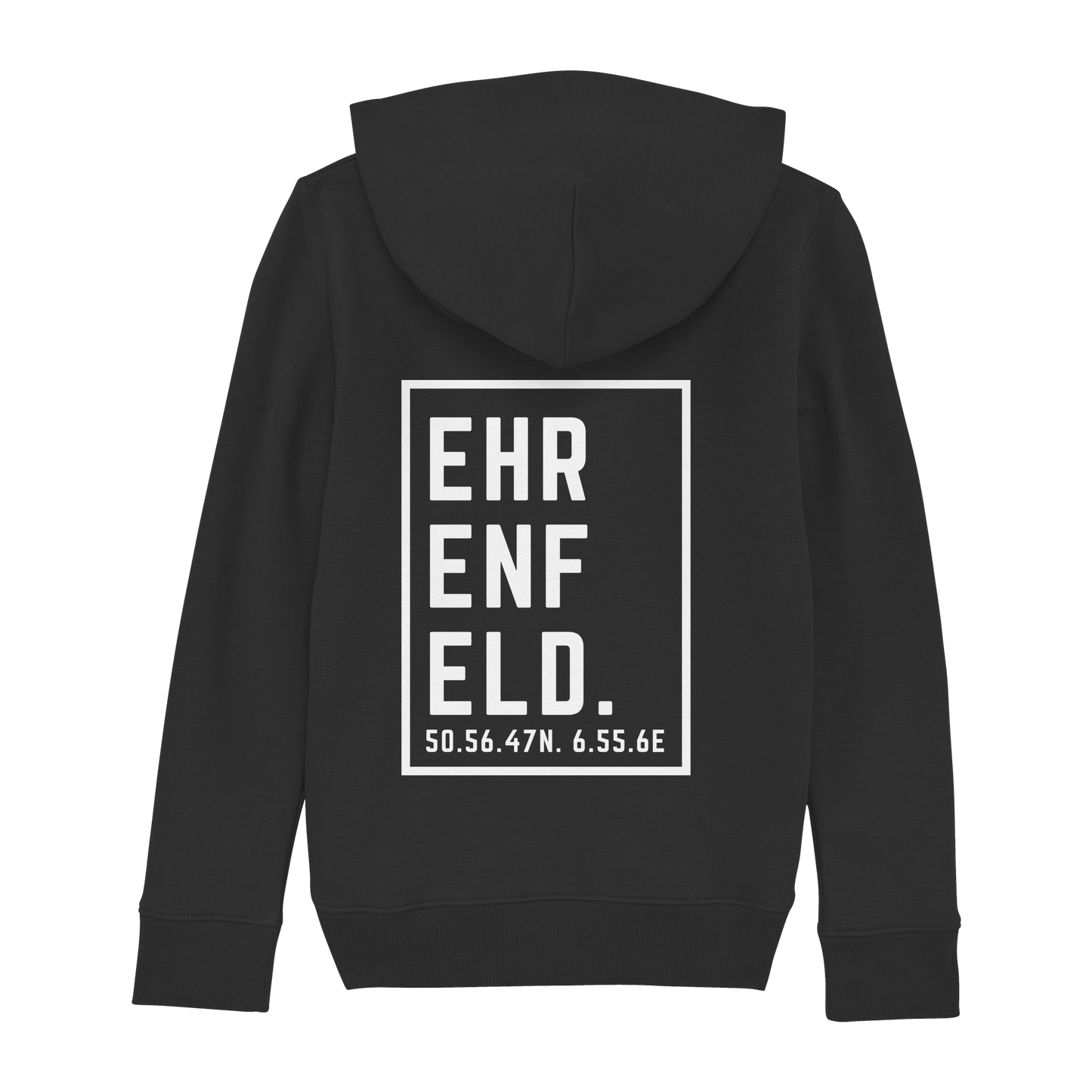 Ehrenfeld Koordinaten (großer Druck auf dem Rücken) - Kids Basic Hoodie