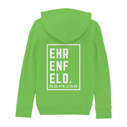 Ehrenfeld Koordinaten (großer Druck auf dem Rücken) - Kids Basic Hoodie