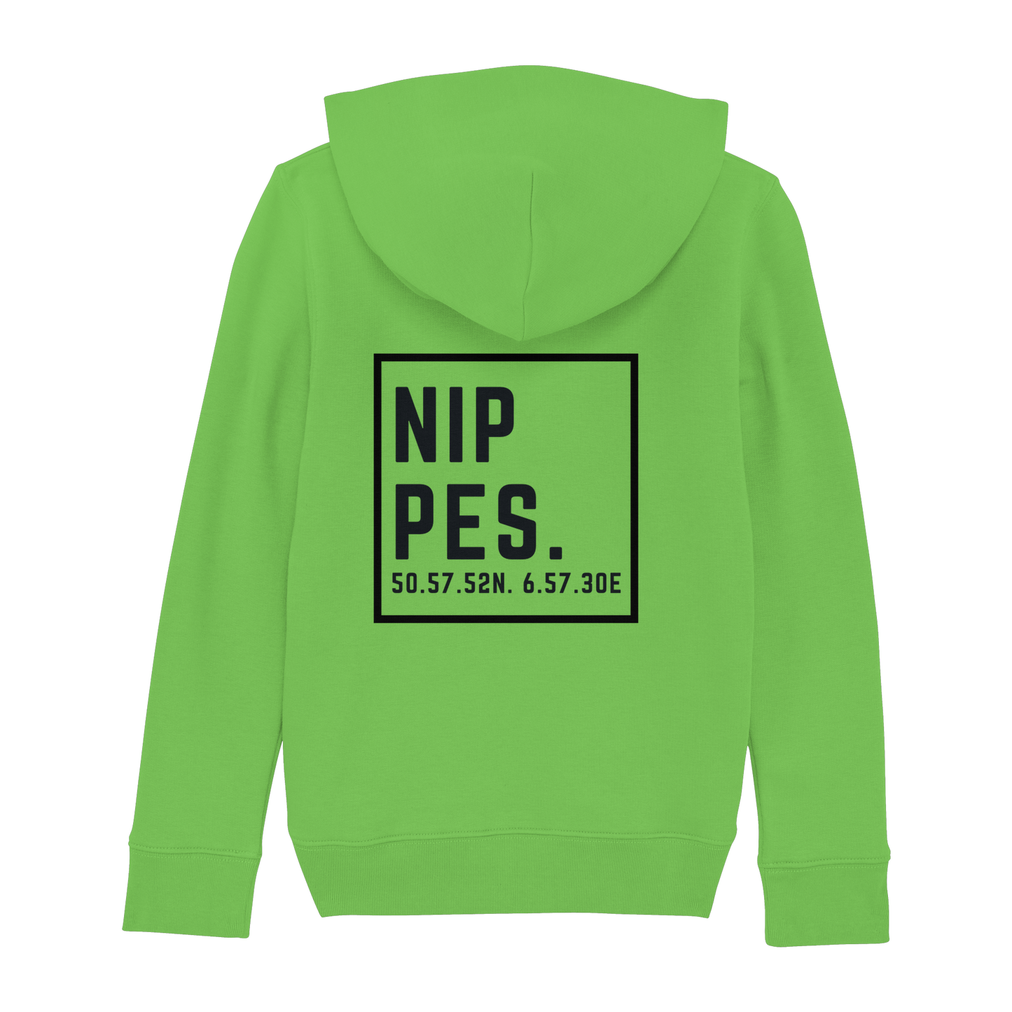 Nippes Koordinaten (großer Druck auf dem Rücken) - Kids Basic Hoodie