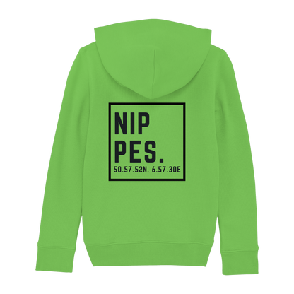 Nippes Koordinaten (großer Druck auf dem Rücken) - Kids Basic Hoodie