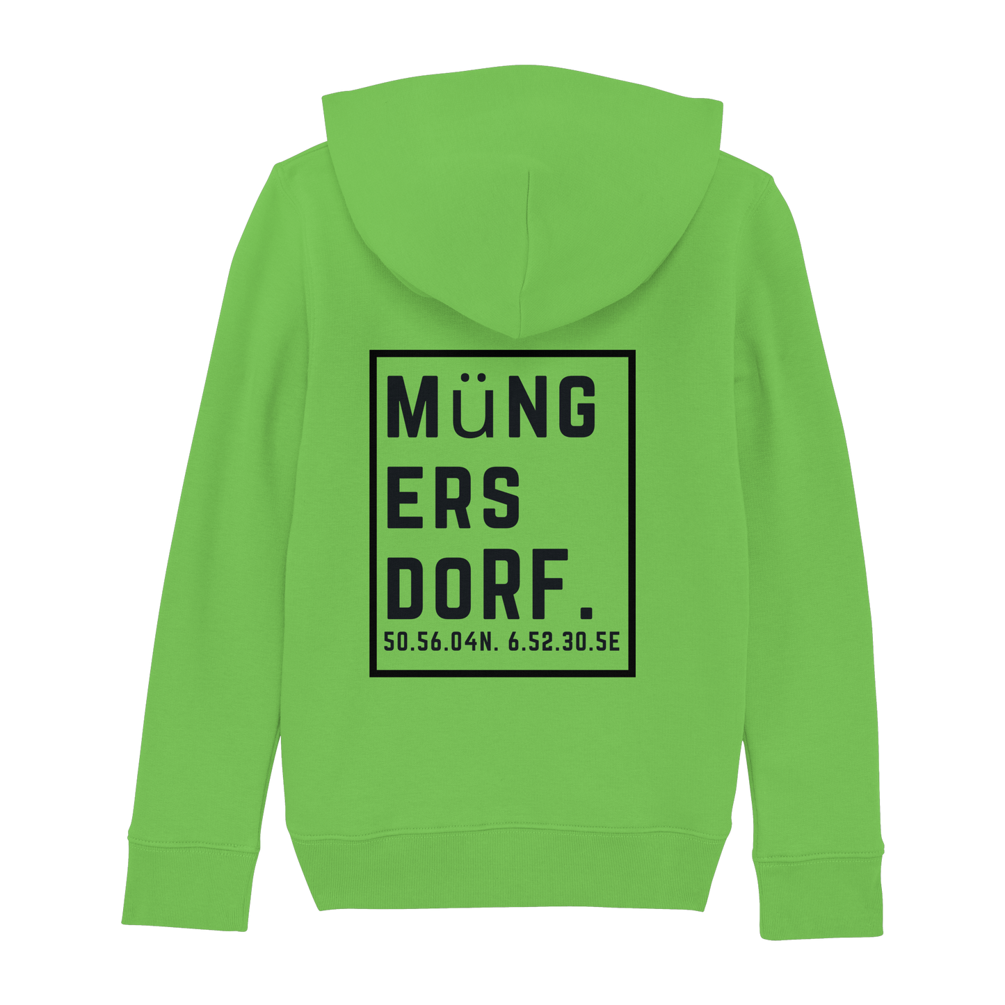 Müngersdorf Koordinaten (großer Druck auf dem Rücken) - Kids Basic Hoodie