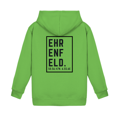 Ehrenfeld Koordinaten (großer Druck auf dem Rücken) - Kids Basic Hoodie