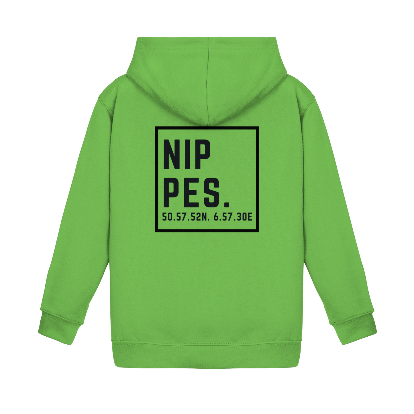 Nippes Koordinaten (großer Druck auf dem Rücken) - Kids Basic Hoodie