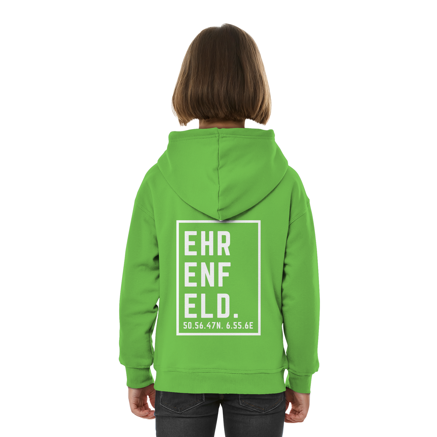 Ehrenfeld Koordinaten (großer Druck auf dem Rücken) - Kids Basic Hoodie
