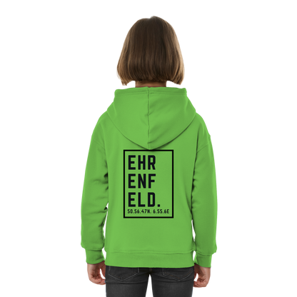 Ehrenfeld Koordinaten (großer Druck auf dem Rücken) - Kids Basic Hoodie