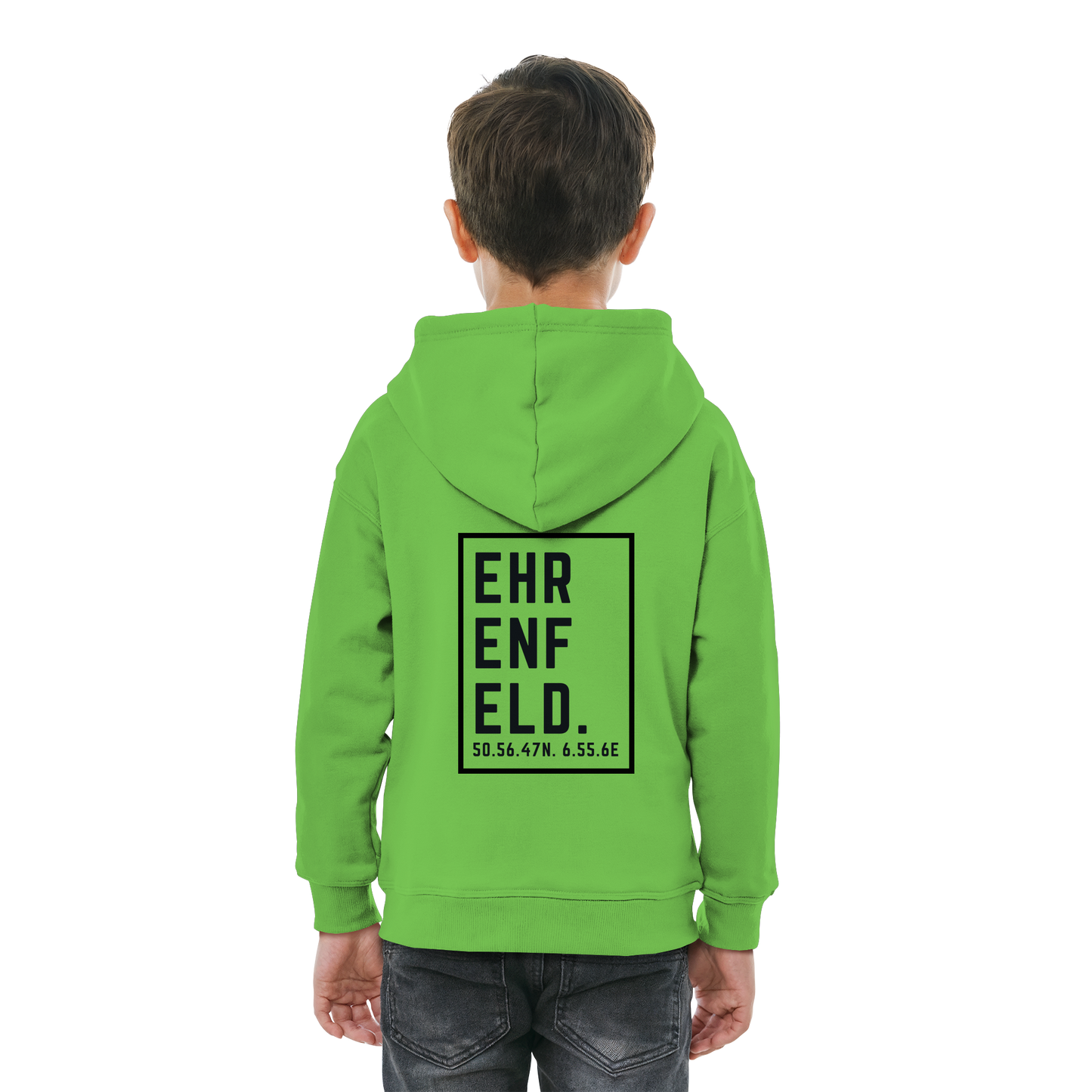 Ehrenfeld Koordinaten (großer Druck auf dem Rücken) - Kids Basic Hoodie