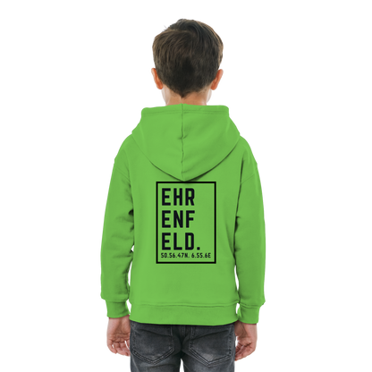 Ehrenfeld Koordinaten (großer Druck auf dem Rücken) - Kids Basic Hoodie