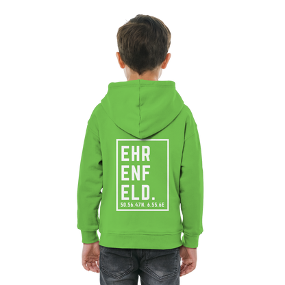 Ehrenfeld Koordinaten (großer Druck auf dem Rücken) - Kids Basic Hoodie