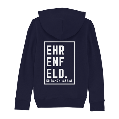 Ehrenfeld Koordinaten (großer Druck auf dem Rücken) - Kids Basic Hoodie