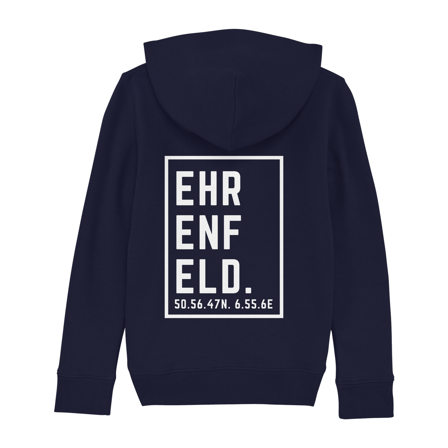 Ehrenfeld Koordinaten (großer Druck auf dem Rücken) - Kids Basic Hoodie