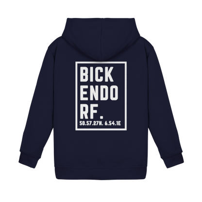 Bickendorf Koordinaten (großer Druck auf dem Rücken) - Kids Basic Hoodie