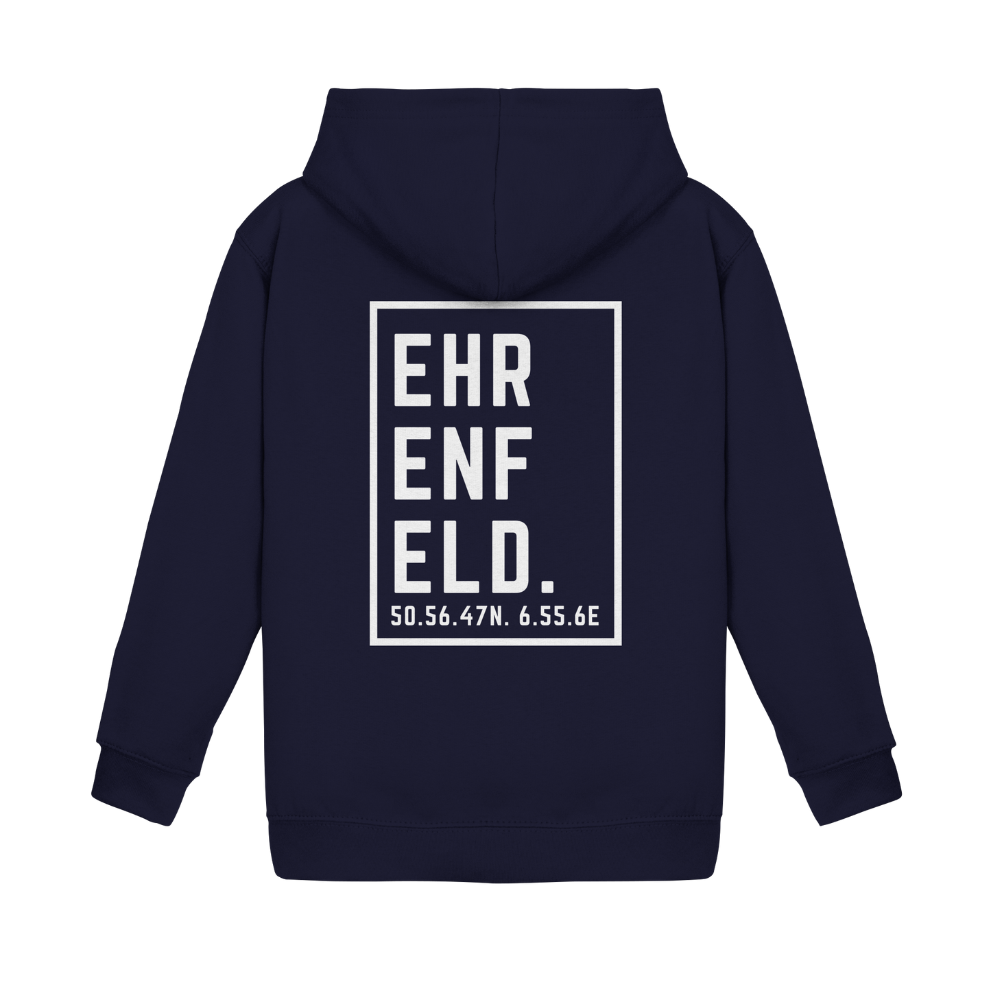 Ehrenfeld Koordinaten (großer Druck auf dem Rücken) - Kids Basic Hoodie