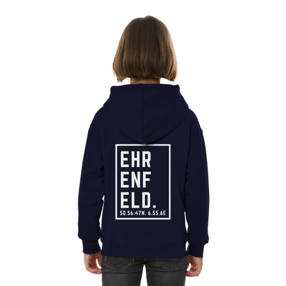 Ehrenfeld Koordinaten (großer Druck auf dem Rücken) - Kids Basic Hoodie