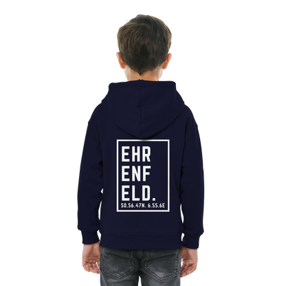 Ehrenfeld Koordinaten (großer Druck auf dem Rücken) - Kids Basic Hoodie