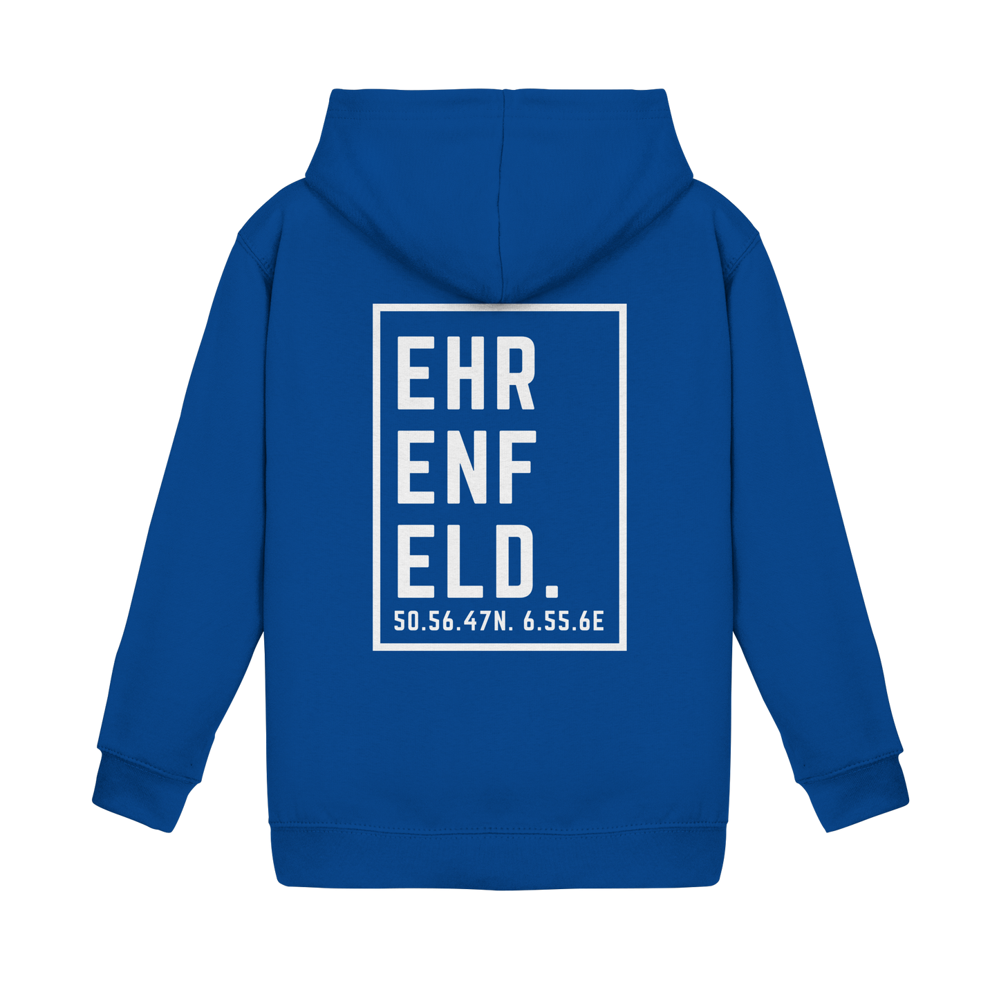 Ehrenfeld Koordinaten (großer Druck auf dem Rücken) - Kids Basic Hoodie