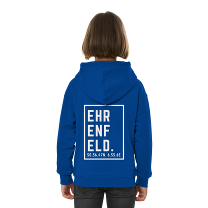 Ehrenfeld Koordinaten (großer Druck auf dem Rücken) - Kids Basic Hoodie