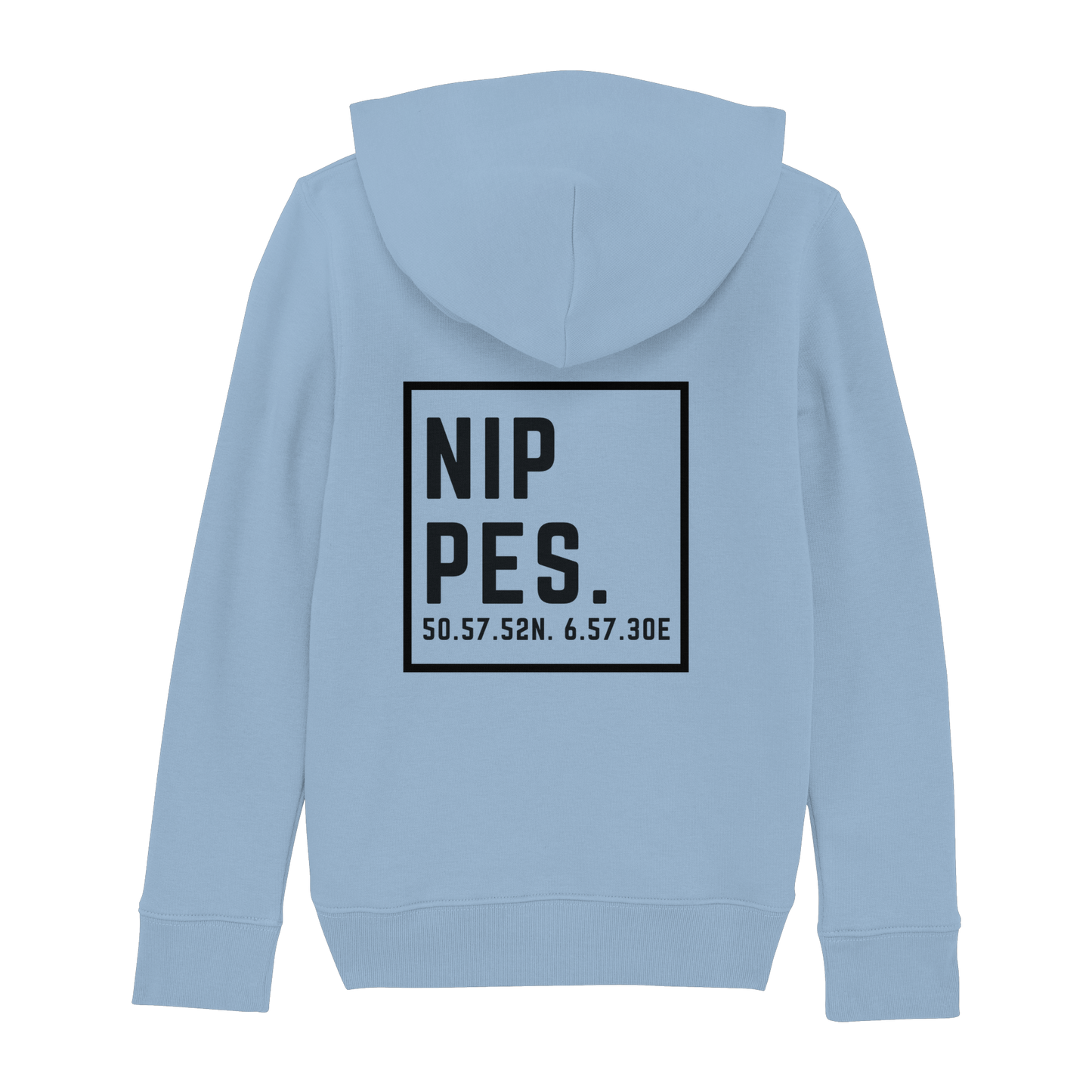 Nippes Koordinaten (großer Druck auf dem Rücken) - Kids Basic Hoodie