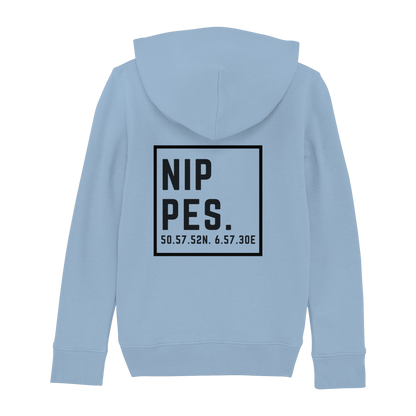 Nippes Koordinaten (großer Druck auf dem Rücken) - Kids Basic Hoodie